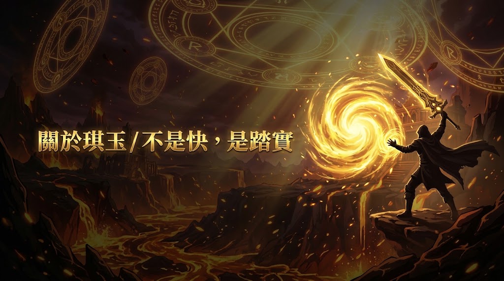 關於琪玉 · 不是快，是踏實